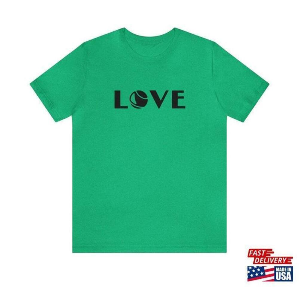 Love Tennis Shirt Colorful Tshirt Unisex